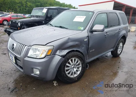 2008 Mercury Mariner Premier z USA, uszkodzony, nr VIN 4M2CU97178KJ44739